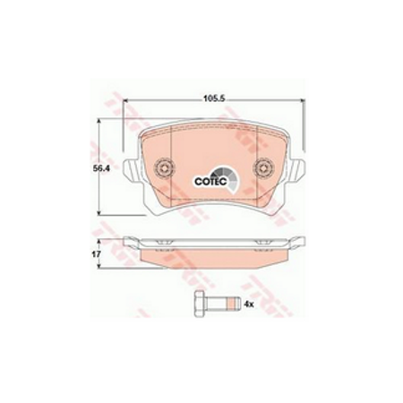 תמונת מוצר: דיסקיות בלם AUDI Q3 אחורי