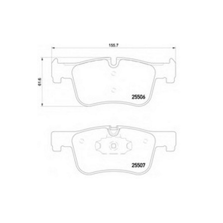 תמונת מוצר: דיסקיות בלם BMW ב.מ.וו סדרה 1 F20 מ-2012 קדמי BREMBO