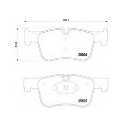 תמונת מוצר: דיסקיות בלם BMW ב.מ.וו סדרה 1 F20 מ-2012 קדמי