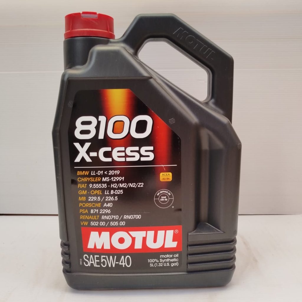 שמן מנוע מוטול 5W40 - X-cess - 8100 - 5 ליטר